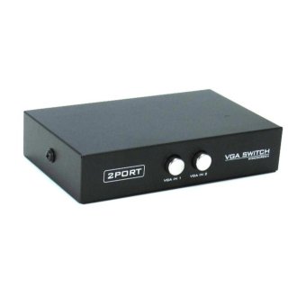 Kids VGA SWITCH 2X1 ( 2 PORT ) (BLACK)