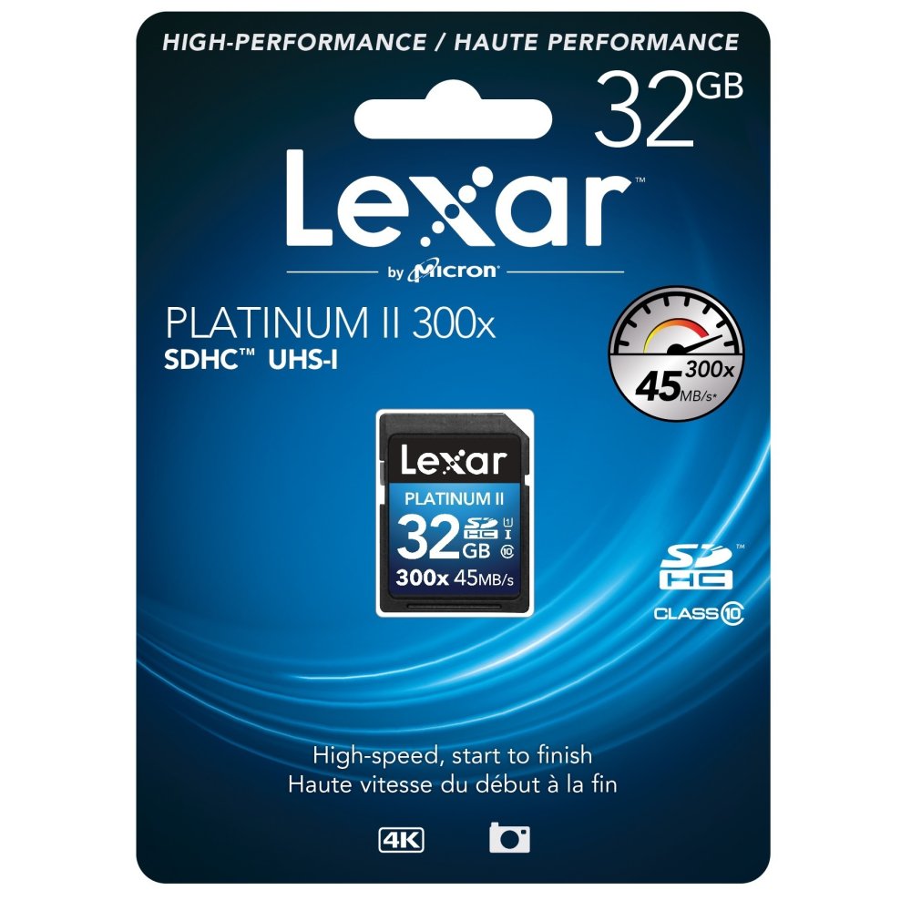 Lexar 32GB SDHC Platinum II 300x (45MB/s) Lexar 32GB SDHC Platinum II 300x (45MB/s)