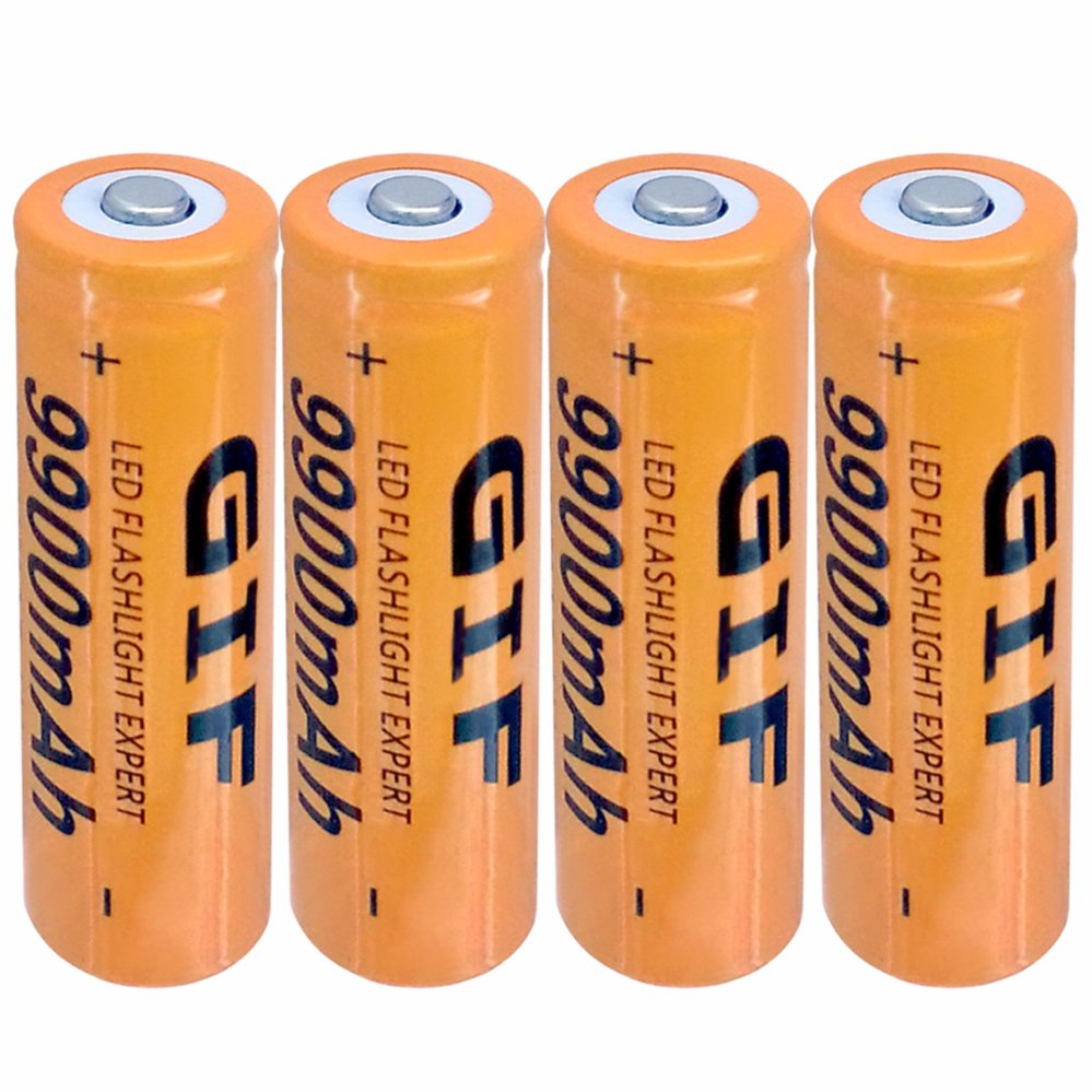 ถ่านชาร์จ Li-ion 18650 GIF 3.7V ความจุ 9900mAh Pack4 (Orange) ถ่านชาร์จ Li-ion 18650 GIF 3.7V ความจุ 9900mAh Pack4 (Orange)