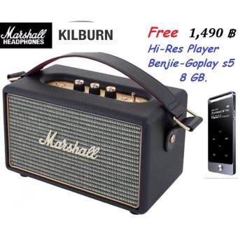 Marshall Kilburn ลำโพง Bluetooth (Black) ประกันศูนย์ ฟรี เครื่องเล่น Hi-Res Player Bejie S5 ความจุ 8 GB มูลค่า 1,490 บาท