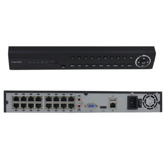 Mastersat เครื่องบันทึกภาพ กล้องวงจรปิด CCTV NVR IP Camera 16 จุด with POE ระบบไฟ 48V. ใช้ได้ไกล 100 เมตร