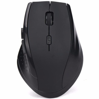 ซื้อ/ขาย MEGA 2.4 กิกะเฮิรตซ์มินิแบบพกพาไร้สายออปติคอลเมาส์สำหรับ Professional USB Wireless Optical Business Gaming Mouse 2.4Ghz 6D 2000DPI with DPI Button 7300 Mice MG0060 (Black)