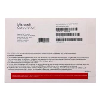 ลดราคา Microsoft Windows 10 Pro 64 Bit OEM (DVD-ROM) เสนอราคา Microsoft Windows 10 Pro 64 Bit OEM (DVD-ROM)