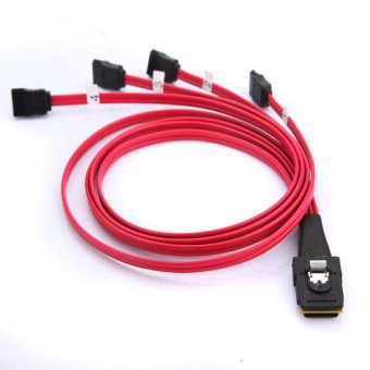 สนใจซื้อ Mini SAS mSAS 36Pin SFF-8087 to 4 SATA 7pin Splitter Cable for HDDHard Drive UK ลดราคา Mini SAS mSAS 36Pin SFF-8087 to 4 SATA 7pin Splitter Cable for HDDHard Drive UK