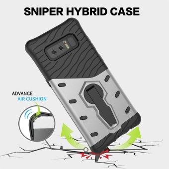 MOONCASE For Samsung Galaxy Note 8 Case 360°Rotate Kickstand ShellHybrid Shock-Absorbing Dual Layer Durable Armor Case Cover (AsShown) - Intl May 2018 - 5 MOONCASE for Samsung Galaxy Note 8 case 360°Rotate Kickstand ShellHybrid Shock-Absorbing Dual Layer Durable Armor Case Cover (AsShown) - intl - 5
