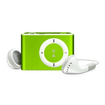 MP3+ Mini Clip MP3 Player Music Speaker เครื่องเล่น MP3 ขนาดพกพา(สีเขียว) %