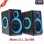 Music D.J. DJ-268 Prime USB Multimedia Speaker 2.0 ลำโพงระบบ 2.0 สำหรับคอมพิวเตอร์/โน๊ตบุค/มือถือ/ไอแพด/ไอพอด/อื่นๆ รับประกันศูนย์ 1 ปี