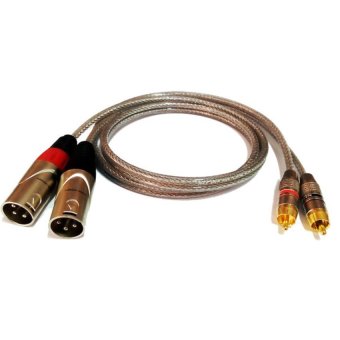 NKE AUDIO สายสัญญาณเสียง0.5 เมตร Dual XLR Male to Dual RCA Male