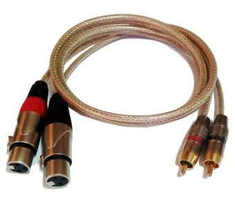 NKE AUDIO สายสัญญาณ 0.5เมตร Professional Audio Link Cable XLRFemale to RCA Male