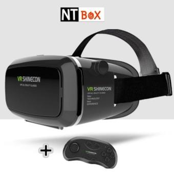 NTBOX VR SHINECON + BLUETOOTH GAME PAD แว่นวีอาร์ 3มิติ มองได้รอบทิศทาง 3มิติ + จอยเกมไร้สาย