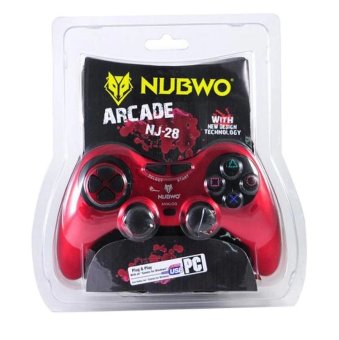 NUBWO Joygame USB รุ่น NJ-28 จอยเกมส์หมาป่า ( สีแดง )