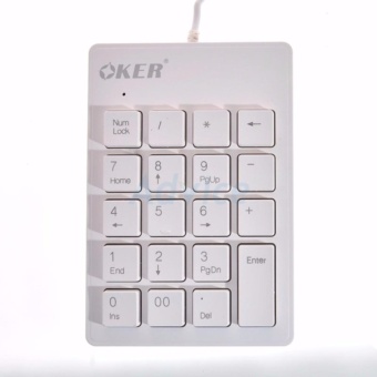 ประเทศไทย คีย์บอดโน้ตบุ็ค Numberic Keypad SK-975 OKER