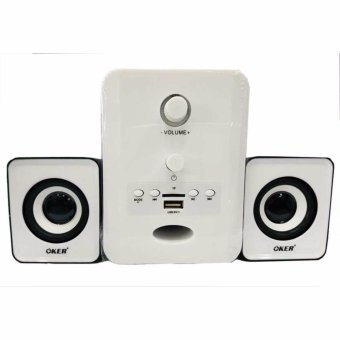 2561 OKER ลำโพงบลูทูธ Bluetooth Multimedia Desktop Speaker Micro 2.1 650W SP-525