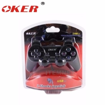 OKER GAMING JOY STICK FOR PC ANALOG รุ่น U-706 BLACK