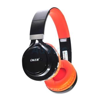 2561 OKER Headphone Bluetooth BT-155 (Black/Orange)