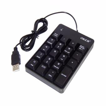 ราคา OKER คีย์บอร์ดตัวเลข รุ่น SK-051 (Black)