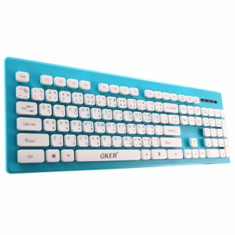 2561 OKER USB Keyboard (KB-188) Blue
