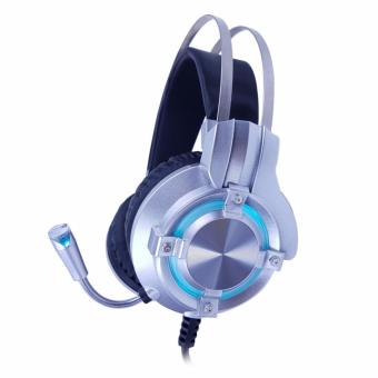 ราคา OKER X98 หูฟัง Stereo HeadSet มีไฟ LED - (สีเงิน)