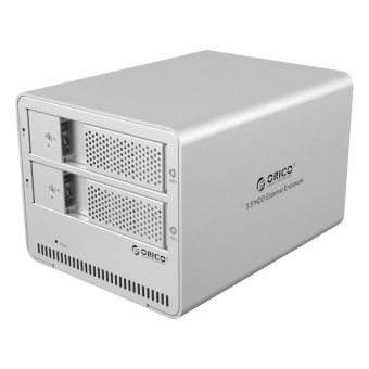 ORICO 9528U3 Tool Free Aluminum USB 3.0 Dual-bay 3.5-inch SATAExternal Enclosure Support 2x 6TB Drive - Intl ORICO 9528U3 Tool Free Aluminum USB 3.0 Dual-bay 3.5-inch SATAExternal Enclosure Support 2x 6TB Drive - Intl