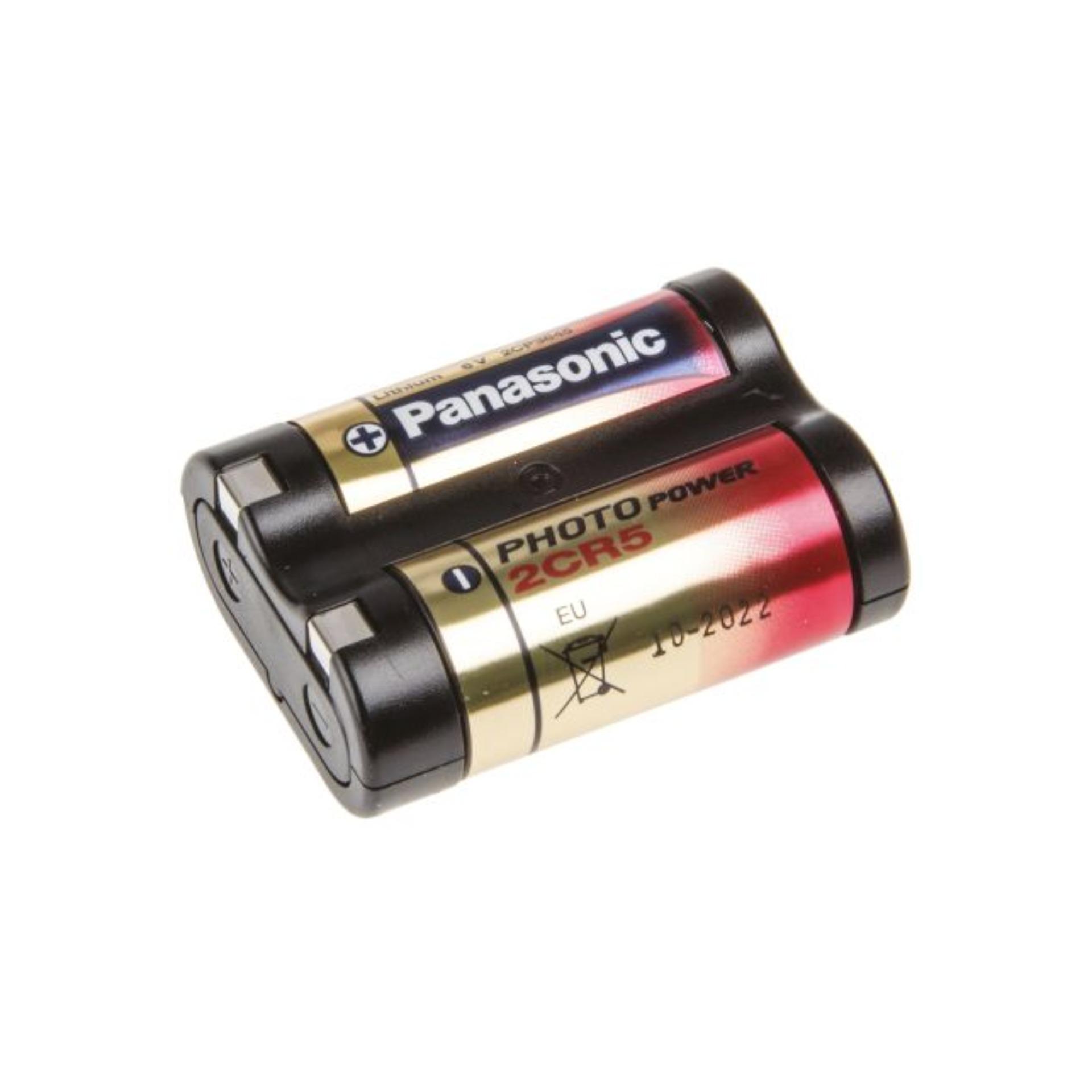 Panasonic ถ่านกล้องถ่ายรูป 2CR5 6V - สีดำแดง (3 ก้อน) Panasonic ถ่านกล้องถ่ายรูป 2CR5 6V - สีดำแดง (3 ก้อน)