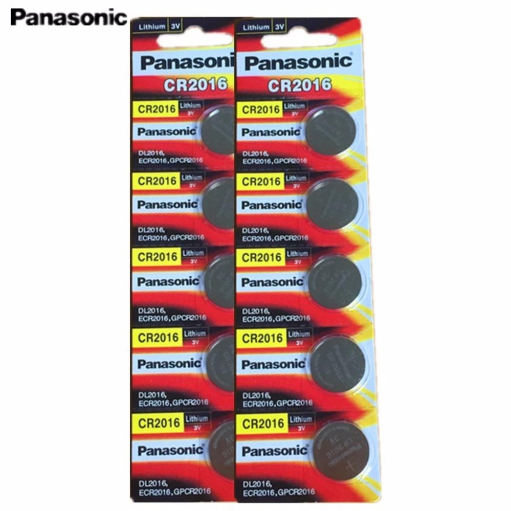 Panasonic ถ่านกระดุม lithium CR2016 (2 แพ็ค 10 ก้อน) Panasonic ถ่านกระดุม lithium CR2016 (2 แพ็ค 10 ก้อน)