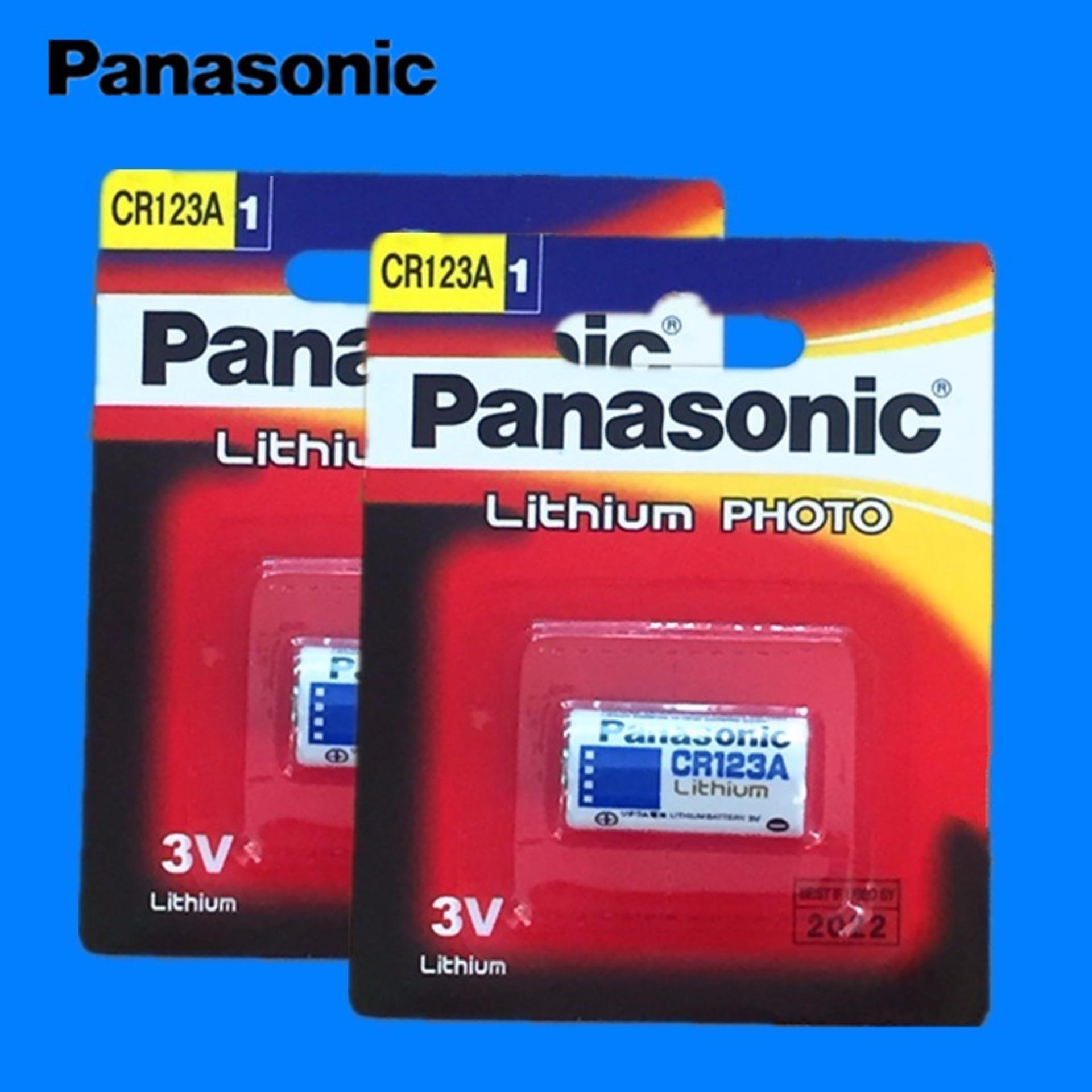 Panasonicถ่านกล้องถ่ายรูปCR123A Lithium 3V -สีขาว(2ก้อน) Panasonicถ่านกล้องถ่ายรูปCR123A Lithium 3V -สีขาว(2ก้อน)