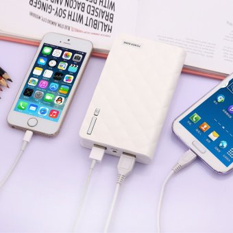Person Power Bank 10,000 MAh แบตสำรอง รุ่น Q7 (สีขาว) ฟรีซองกำมะหยี่+สาย USB 3 In 1+ที่ป้องกันสาย July 2018 - 2 Person Power Bank 10,000 mAh แบตสำรอง รุ่น Q7 (สีขาว) ฟรีซองกำมะหยี่+สาย USB 3 in 1+ที่ป้องกันสาย - 2