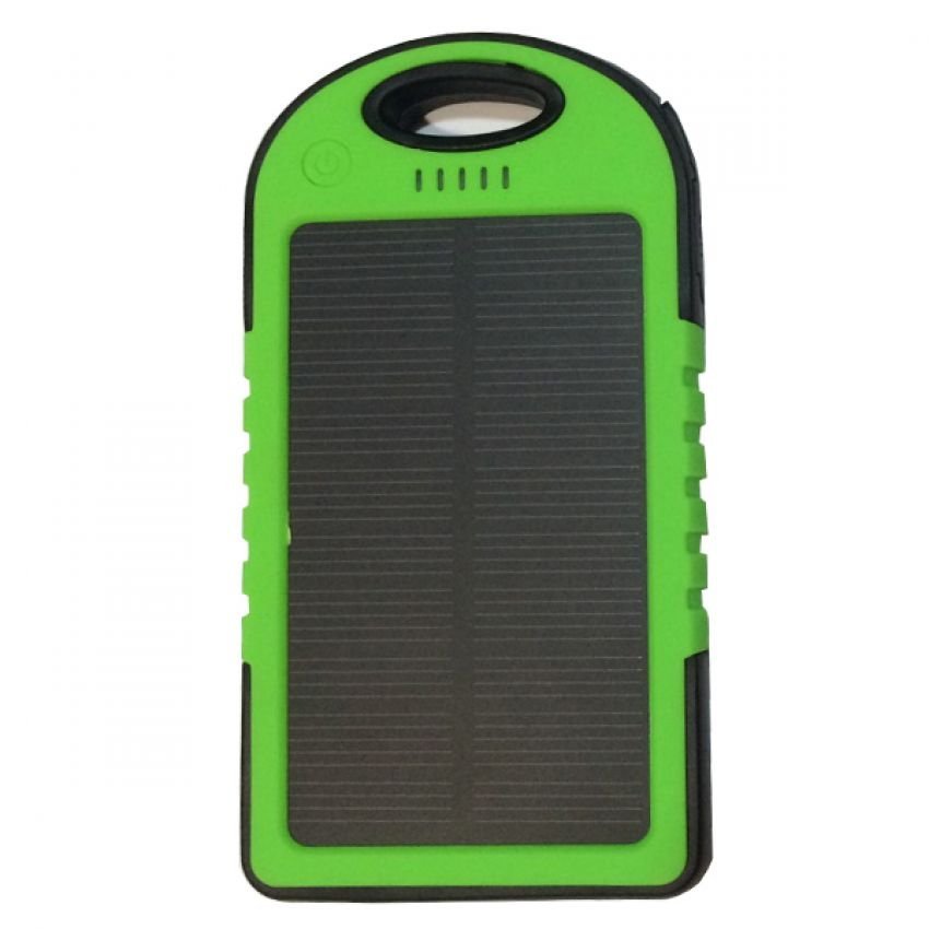 Power Bank Solar Cell 30000 mAh รุ่นกันน้ำ - Green