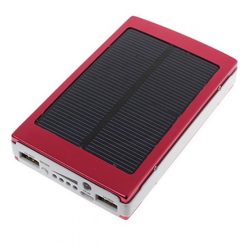 Power Bank Solar Cell 30000mAh (สีแดง)