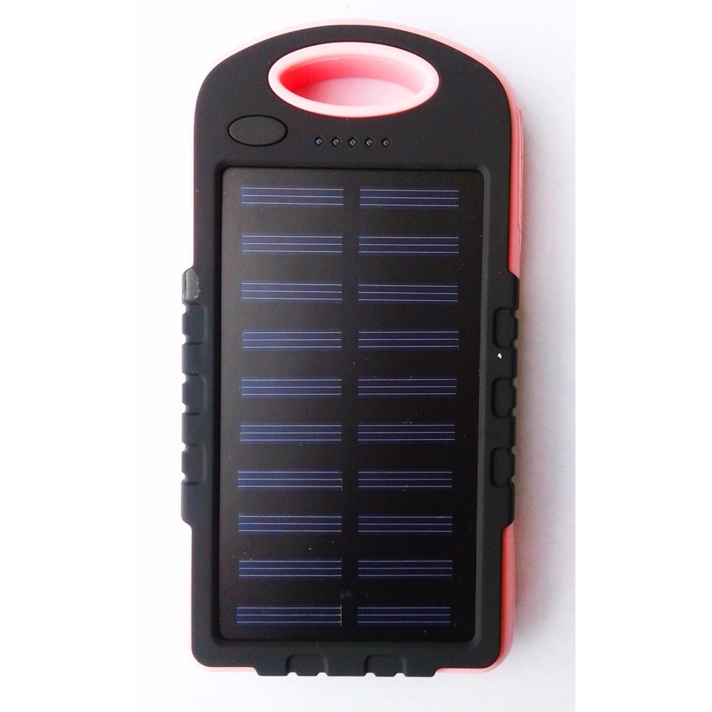 Power Bank Solar Cell 60000 mAh รุ่นกันน้ำ - Pink