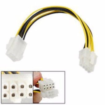 2561 สาย ต่อยาว power cable 8 pin to 8 pin / CABLE 8P F TO 8P M / 9.5 Atx 8pM To 8pF Power Extension Cable