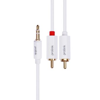 Prolink (MP147) สายโปรลิงค์ 3.5 มม สเตอริโอ 2*RCA - 2 เมตรประกันศูนย์