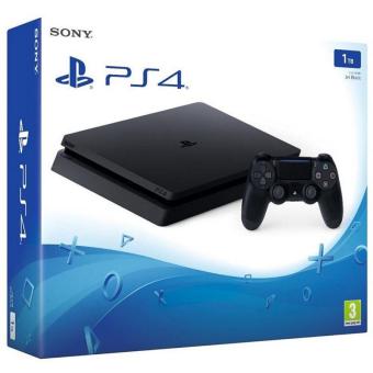 PS4 SLIM : JET BLACK [1TB] [2 Year 3 Month Warranty]