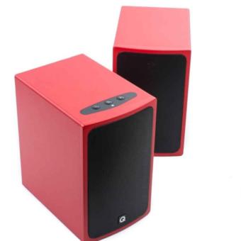 Q Acoustics Wireless Active Bookshelf Speakers รุ่น BT3 (Red)