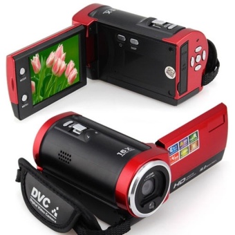 Red 720P HD Digital Video Camera 2.7? TFT LCD 16xZoomCamcorderDV Anti-shake - intl