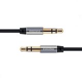 REMAX 3.5 AUX Audio cable RL-L100 สายหูฟัง 1m สาย3.5 ต่อหัวท้าย (Black)