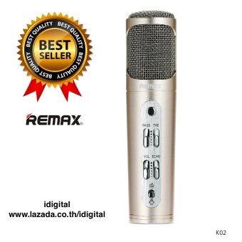 ดูภาพ Remax Microphone Karaoke ไมโครโฟน ร้องเพลง คาราโอเกะ สำหรับ iPhone/Android (Gold) <br/>เพิ่มเติม Remax Microphone Karaoke ไมโครโฟน ร้องเพลง คาราโอเกะ สำหรับ iPhone/Android (Gold)