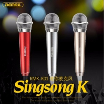 REMAX มินิไมโครโฟน Mini Microphone Singsong K รุ่น RMK-K01 (Silver)