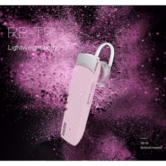 Remax RB-T9 หูฟัง ไร้สาย บลูทูธ Bluetooth 4.1 HD Voice Small talk รุ่น (PINK)