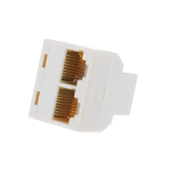 RJ45 Splitter 1 to 2 Way LAN Network Ethernet Adapter High Quality RJ45 Splitter 1 to 2 Way LAN Network Ethernet Adapter High Quality