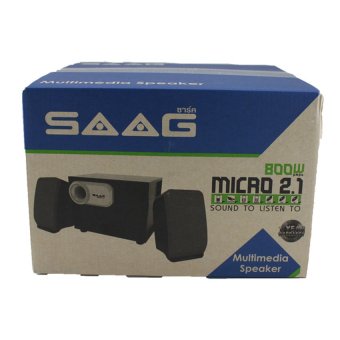 SAAG Multimedia Speaker ชาร์คลำโพงสเตอริโอ 2.1 แชนแนล 800W (สีดำ) April 2018 - 3 SAAG Multimedia Speaker ชาร์คลำโพงสเตอริโอ 2.1 แชนแนล 800W (สีดำ) - 3