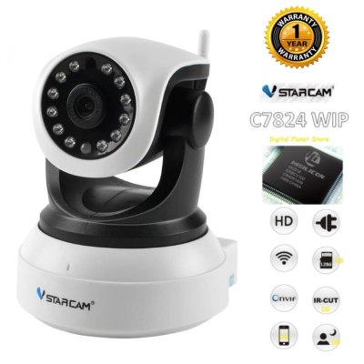 SALEup Vstarcam C7824WIP HD 1.3 Mp Wireless IP Camera Wifi กล้องวงจรปิดภายใน และ นอกบ้าน สามารถดูผ่านมือถือได้ทุกรุ่น พร้อมโหมด Night Vision สำหรับยามค่ำคืน