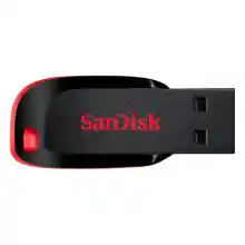 ภาพขนาดย่อของสินค้าSanDisk 64GB Flash Drive Cruzer Blade CZ50 (Black/Red) ( แฟลชไดร์ฟ usb Flash Drive )
