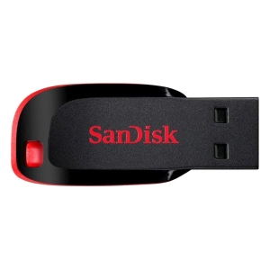 สินค้า SanDisk 64GB Flash Drive Cruzer Blade CZ50 (Black/Red) ( แฟลชไดร์ฟ  usb  Flash Drive )