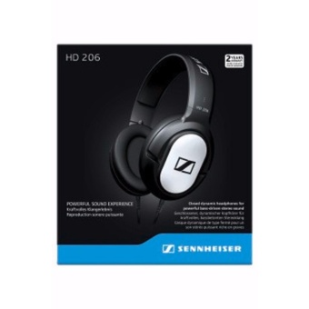 Sennheiser HD 206 หูฟัง Full Size แบบ Closed back เสียงเบสทรงพลังเสียงร้องที่เนียนละมุน วัสดุใส่สบาย มาพร้อมสายยาว 3 เมตร ราคาสบายๆ