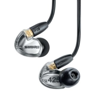 SHURE หูฟังแบบสอดหู SE 425 (Metallic Silver)