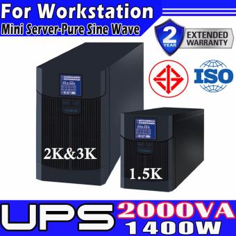 SKD เครื่องสำรองไฟ UPS 2000VA/1400W (Pure Sine Wave Line Interactive)For Workstation