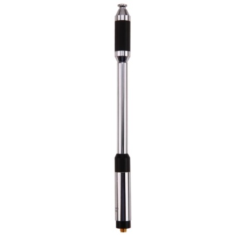 SMA-Female Dualband VHF/UHF 144/430MHz Extendable Antenna for Two Way Radio (Silver) - intl SMA-Female Dualband VHF/UHF 144/430MHz Extendable Antenna for Two Way Radio (Silver) - intl