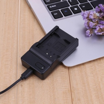Smart LED Indicator Portable Battery Charger for Olympus LI-50B Camera - intl - ภาพ