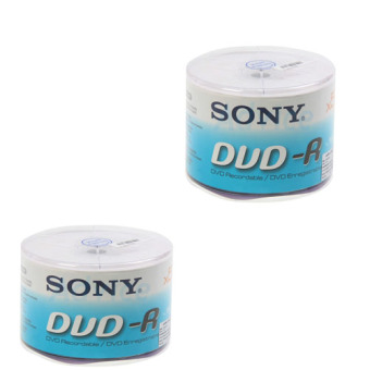 2561 Sony แผ่น DVD-R SONY 16X (50/Pack) 2 ชิ้น
